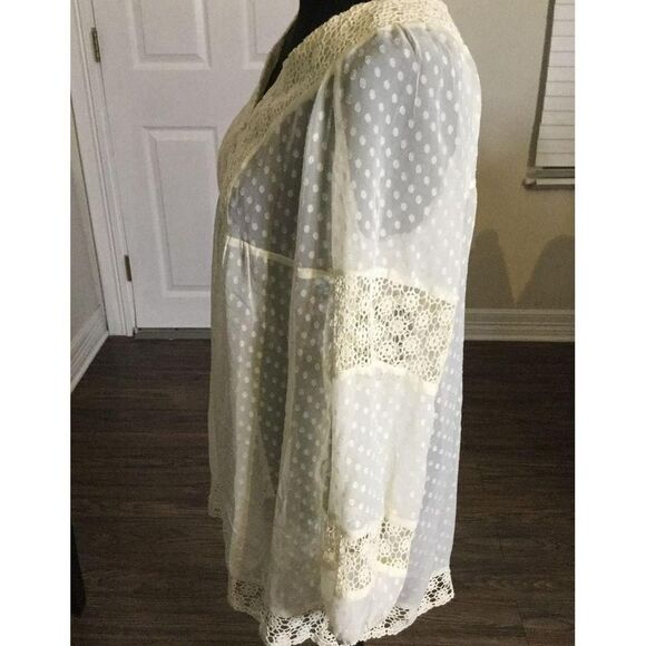 Daniel Rainn peasant boho top size M - Picture 3 of 7